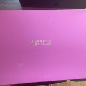 Paris Texas Knee-High Croc-Embossed Leather Boots size 7.5 US/37.5